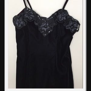 SOLD☀️A Vintage Velour Gown